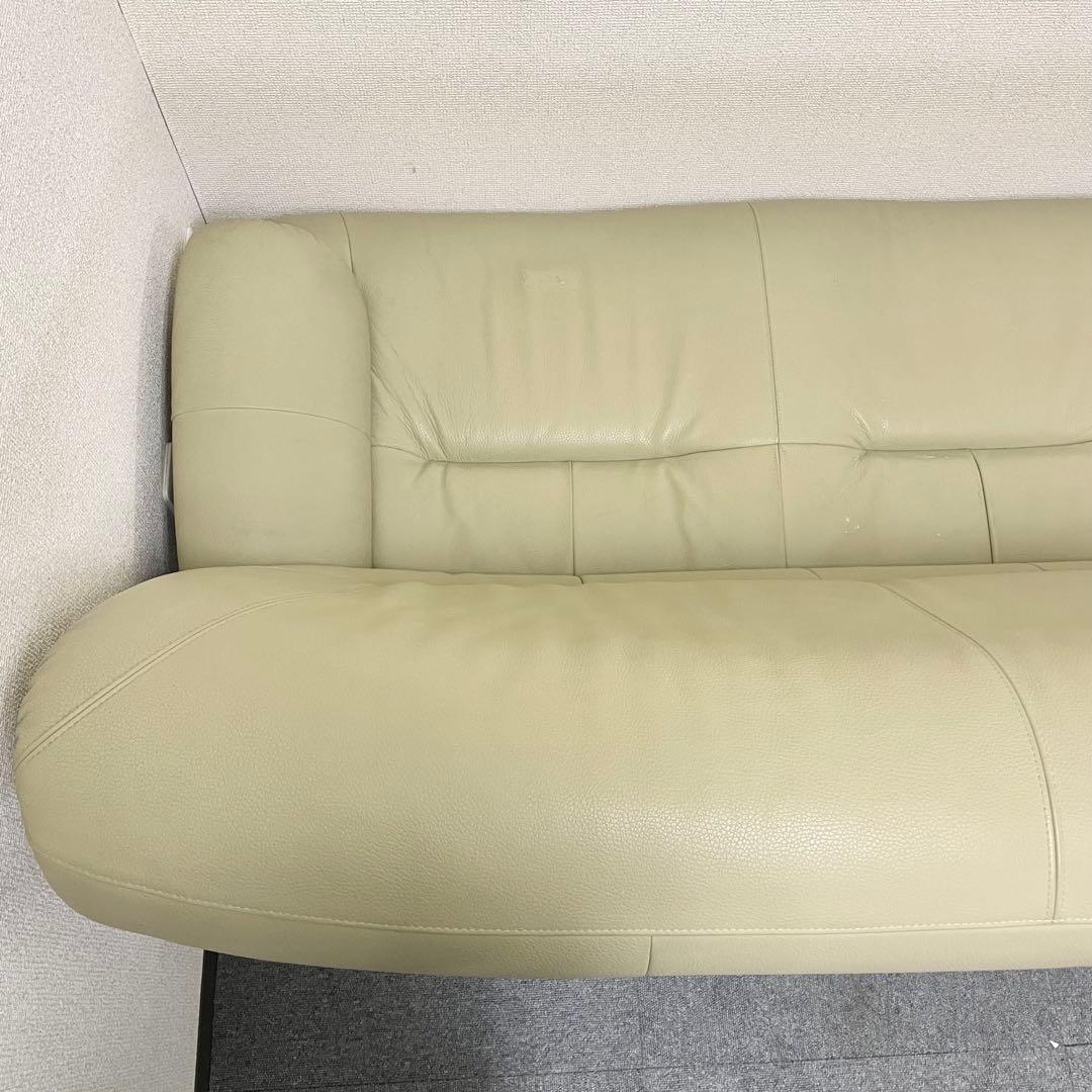 カリモク　チターノ　本革3人掛けソファ　karimoku
