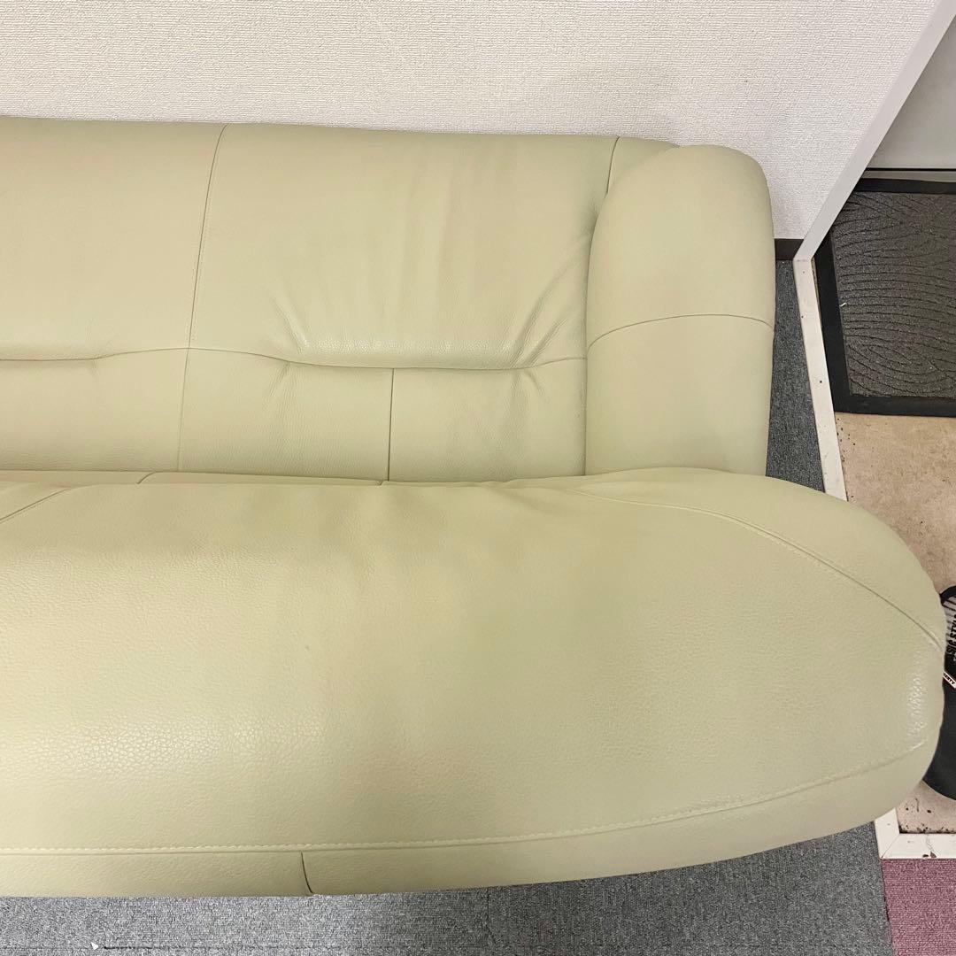 カリモク　チターノ　本革3人掛けソファ　karimoku