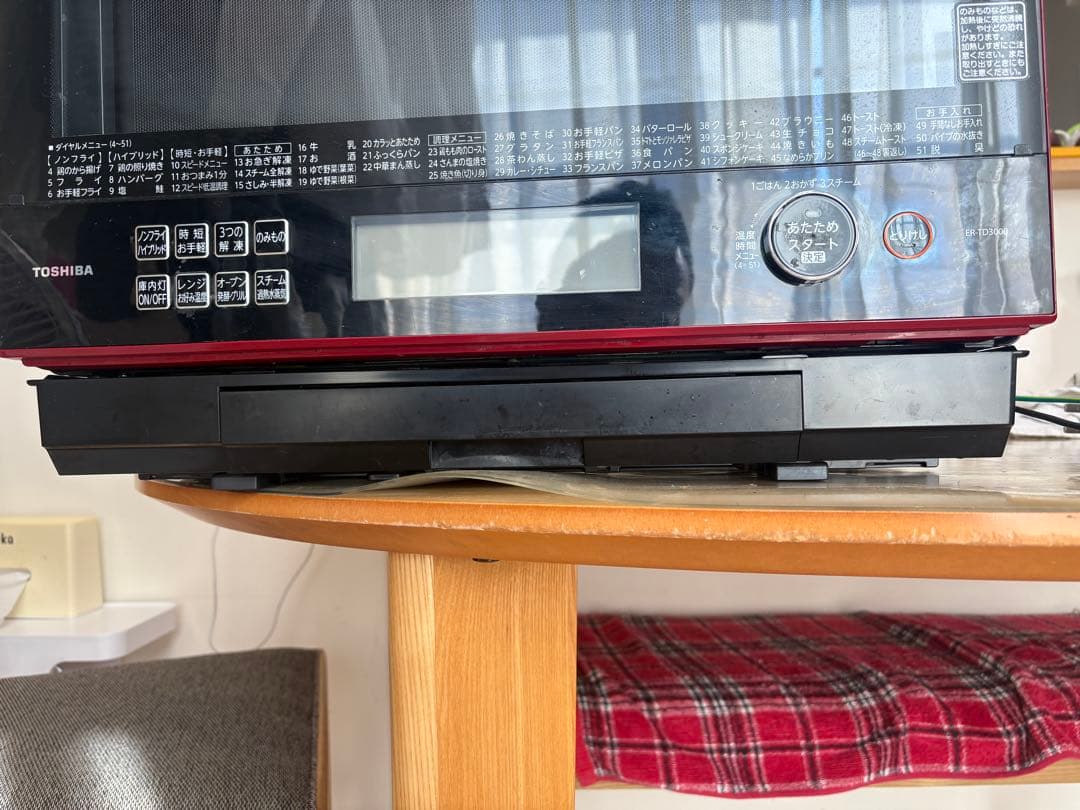 TOSHIBA ER-TD300(R) オーブンレンジ 2019年製