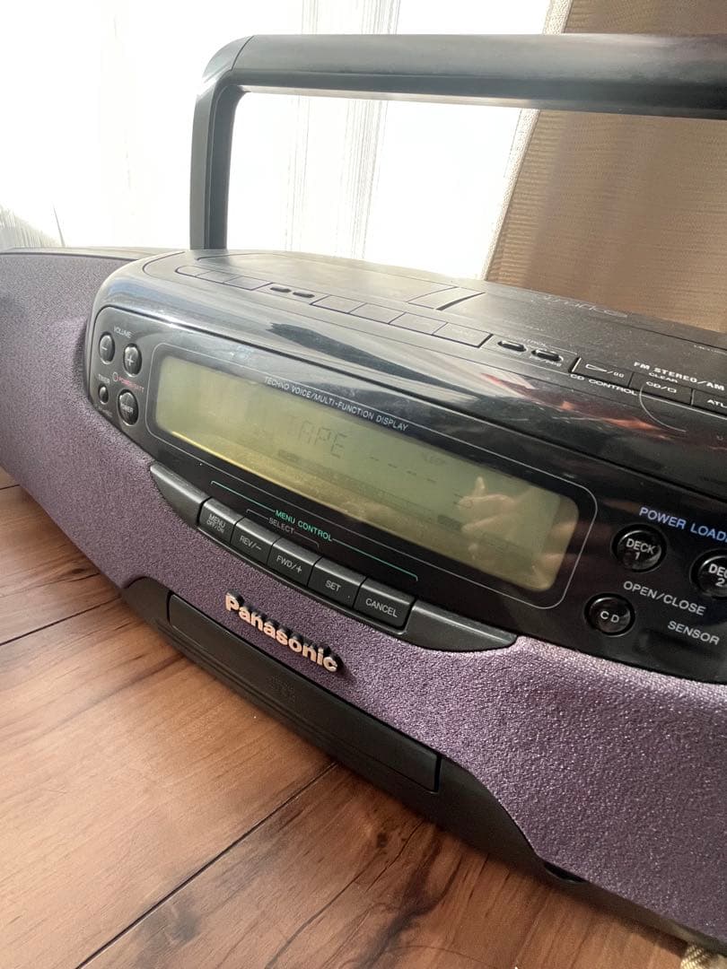 【バブルラジカセ】Panasonic　CDダブルラジカセ　RX-DT901