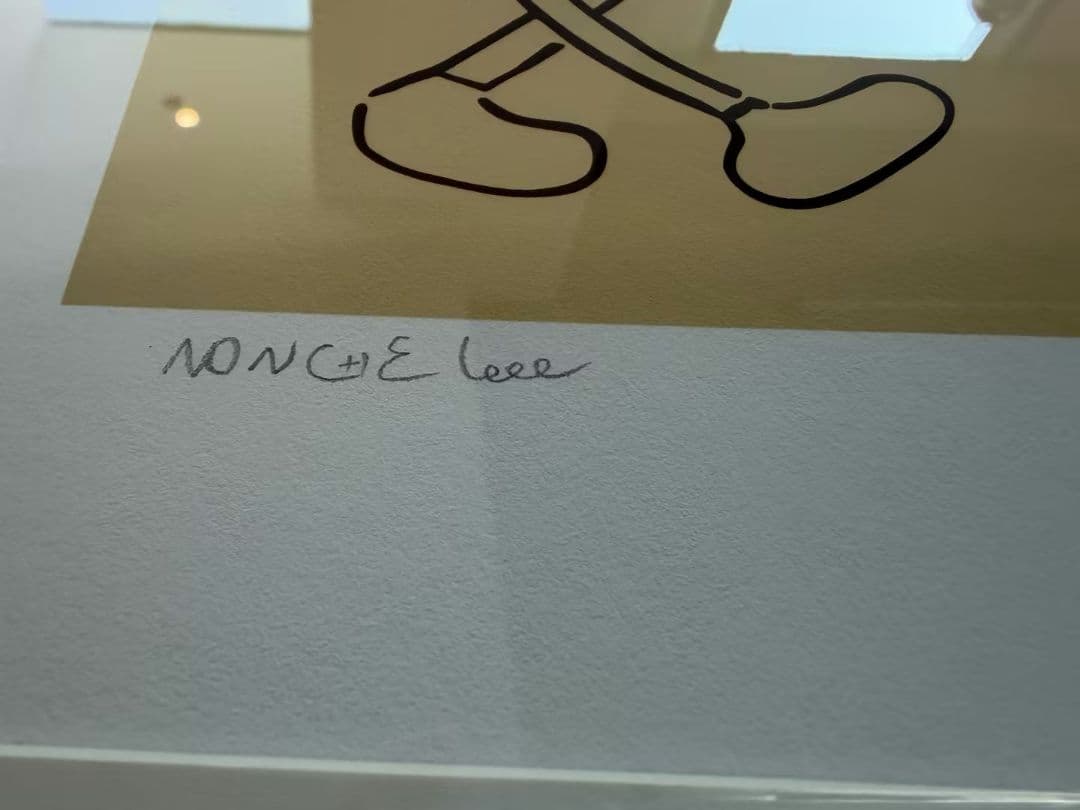 KYNE Untitled 2023 Beige シルクスクリーン ED100
