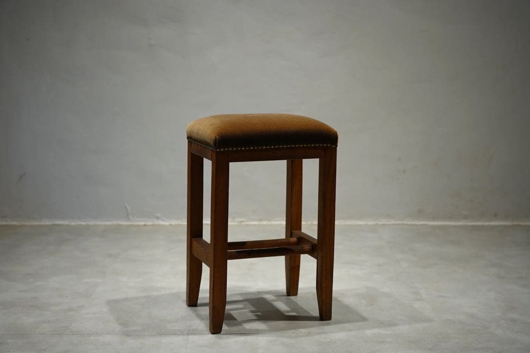 木製スツール　昭和レトロ　ビンテージ　チェア　古木