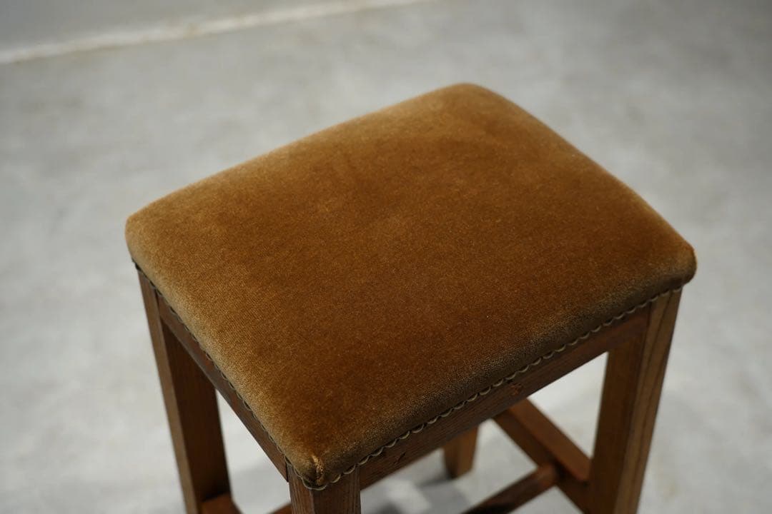 木製スツール　昭和レトロ　ビンテージ　チェア　古木