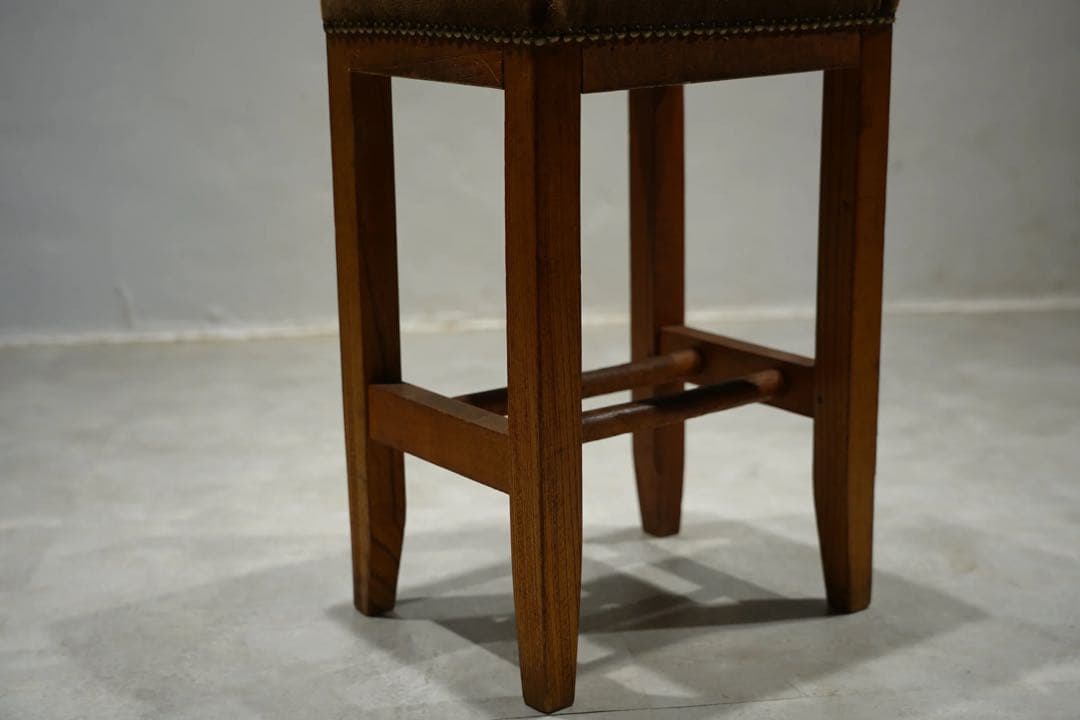 木製スツール　昭和レトロ　ビンテージ　チェア　古木