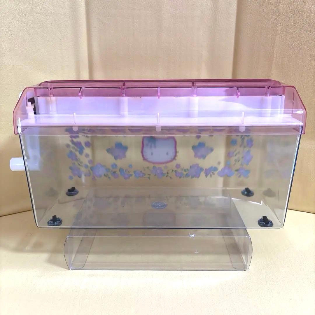 サンリオ　ハローキティ さくらんぼ　お花　手動式シュレッダー　2001年　中古
