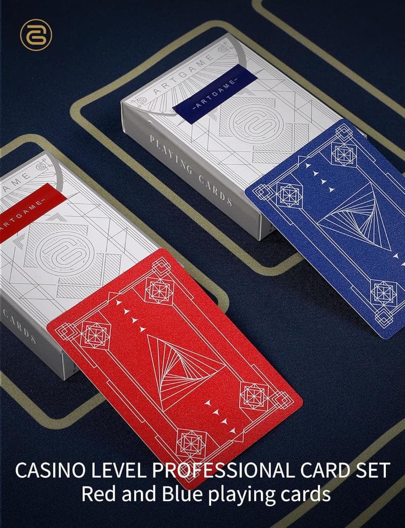 プラスチックトランプ 2デッキポーカーカード