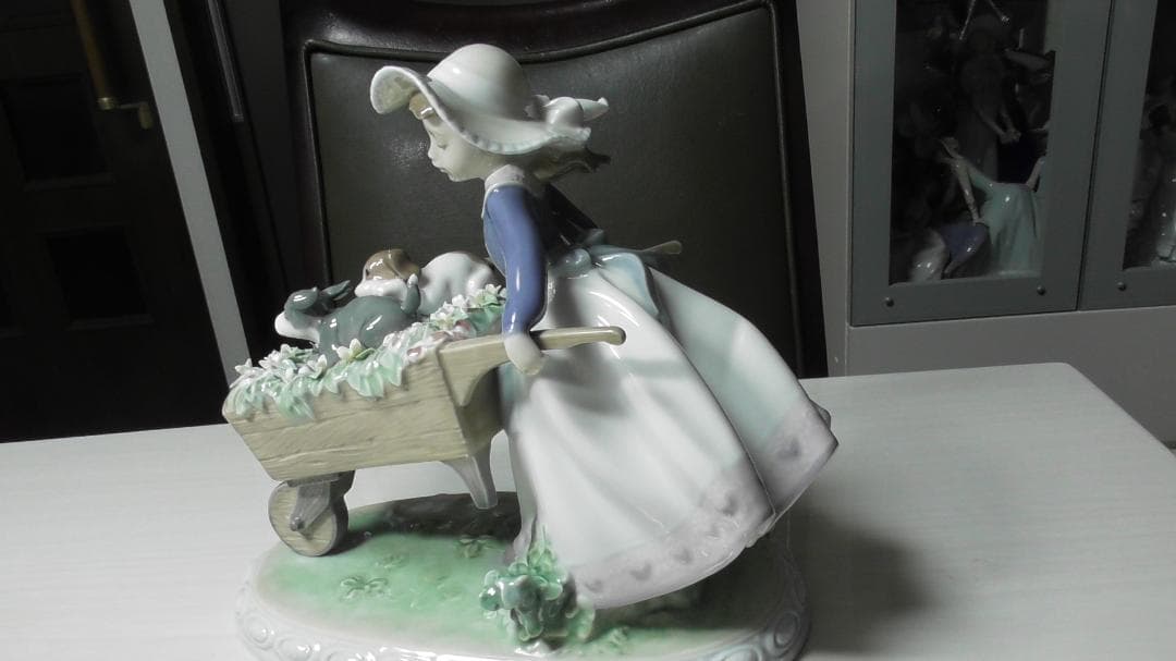 miko　LLADRO　リヤドロ【乗せてあげるよ】３　リアドロ　　Ｌ285