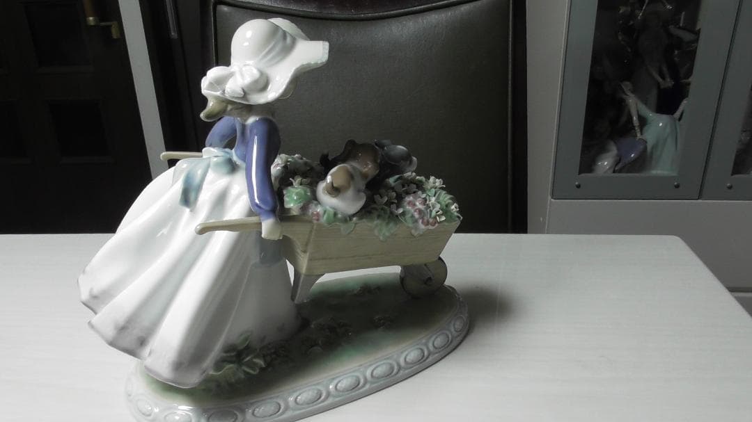 miko　LLADRO　リヤドロ【乗せてあげるよ】３　リアドロ　　Ｌ285