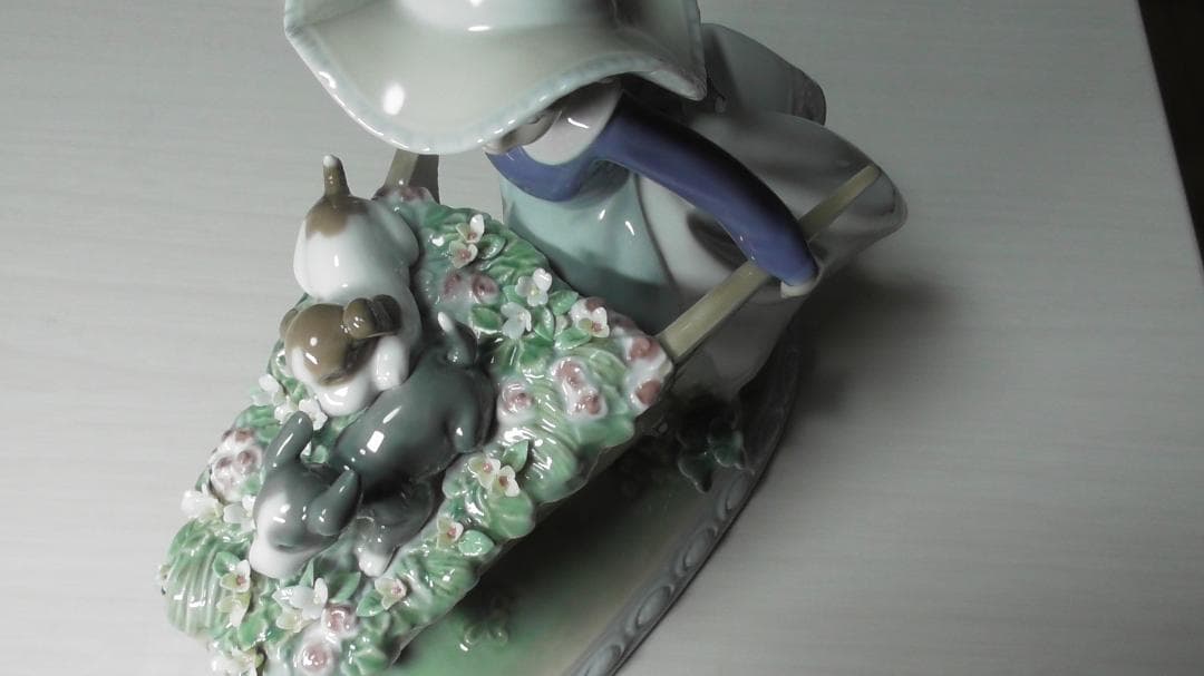 miko　LLADRO　リヤドロ【乗せてあげるよ】３　リアドロ　　Ｌ285