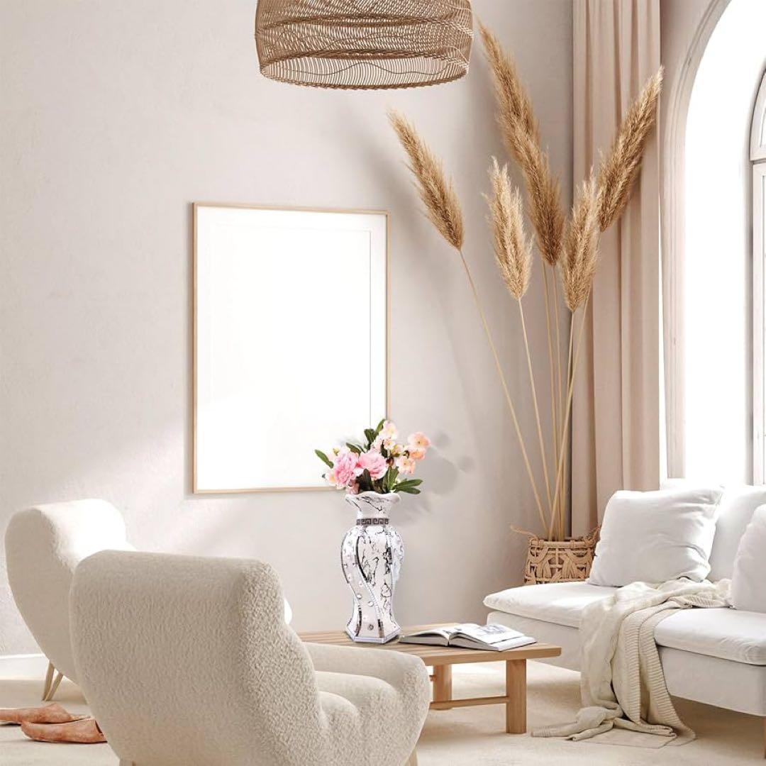 花瓶 セラミック ラインストーン モダン