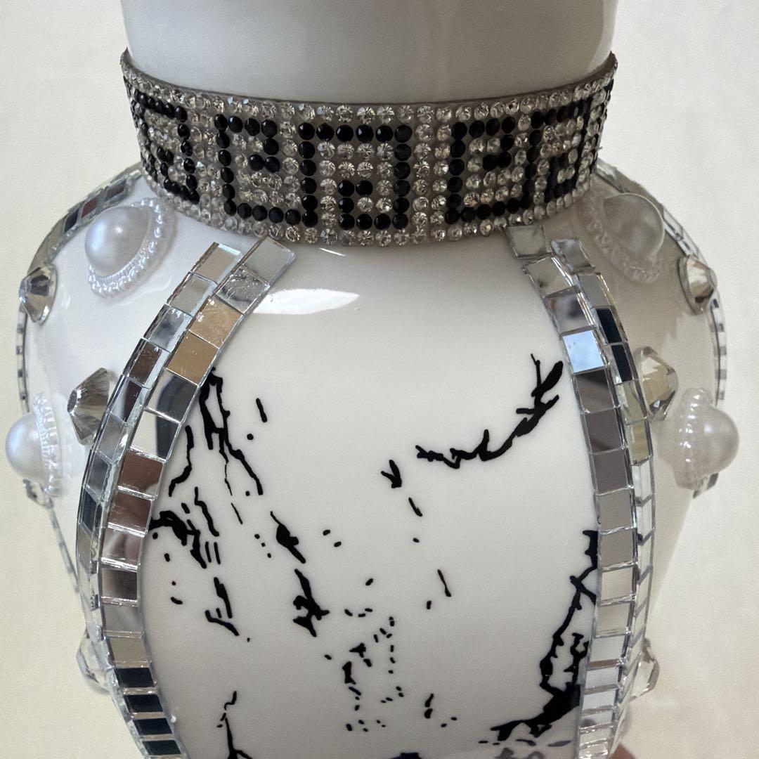 花瓶 セラミック ラインストーン モダン