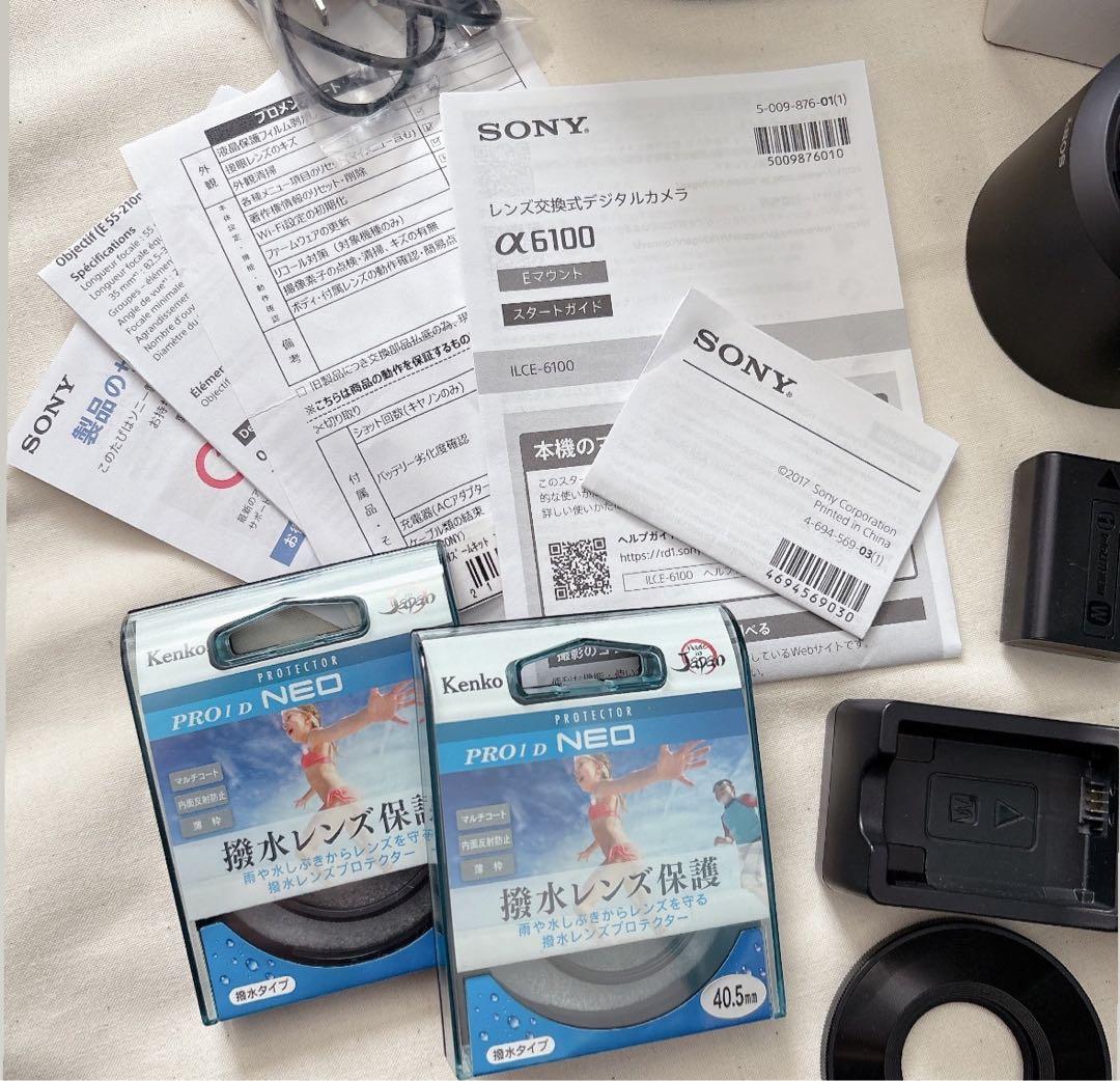SONYミラーレス一眼 α6100 パワーズームレンズキット ブラック