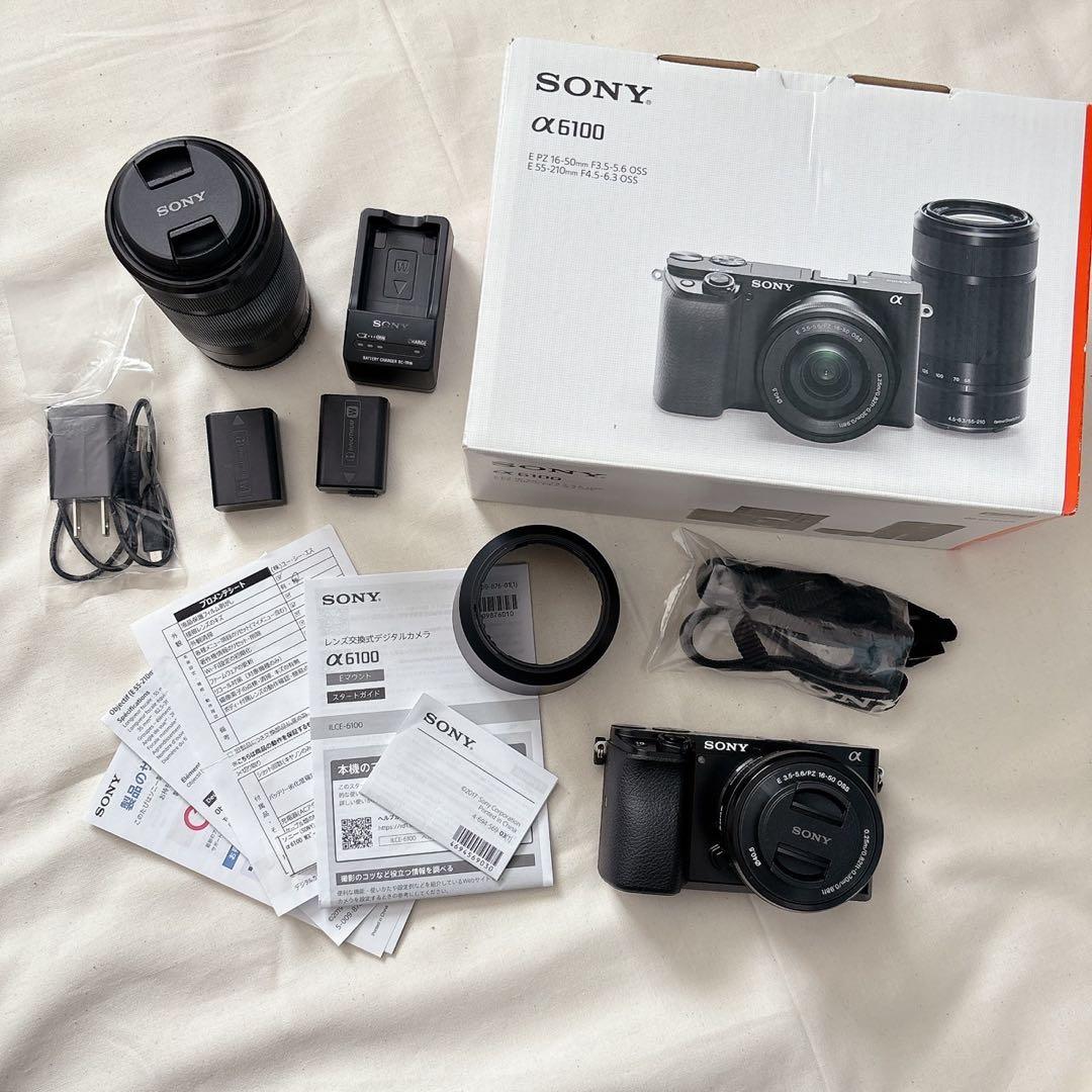 SONYミラーレス一眼 α6100 パワーズームレンズキット ブラック