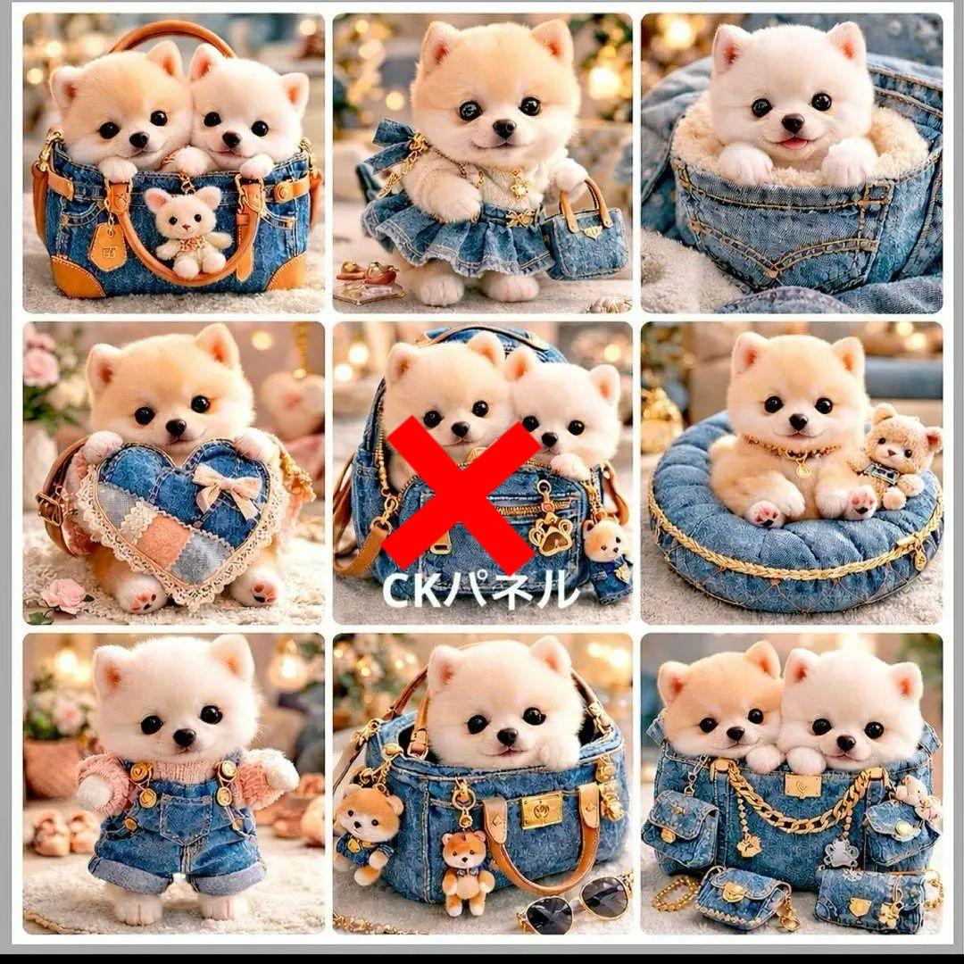 激レア柴犬、チワワ、パグ、ポメラニアン、パピヨン、ダックスパネル生地