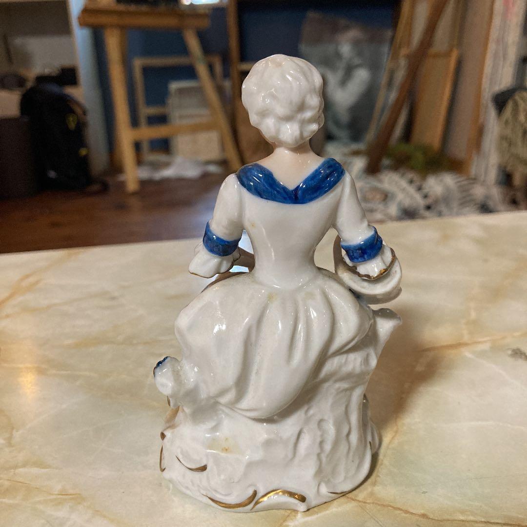 希少　ポーセリン人形　貴族の少女