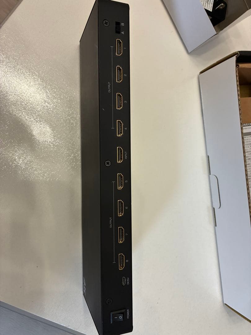 エレコムHDMI分配器1入力 8出力 HDCP2.2対応 VSP-HDP18BK