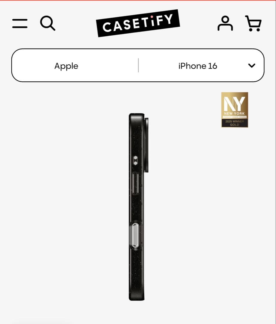 CASETIFY 花柄 iPhone 16用ケース