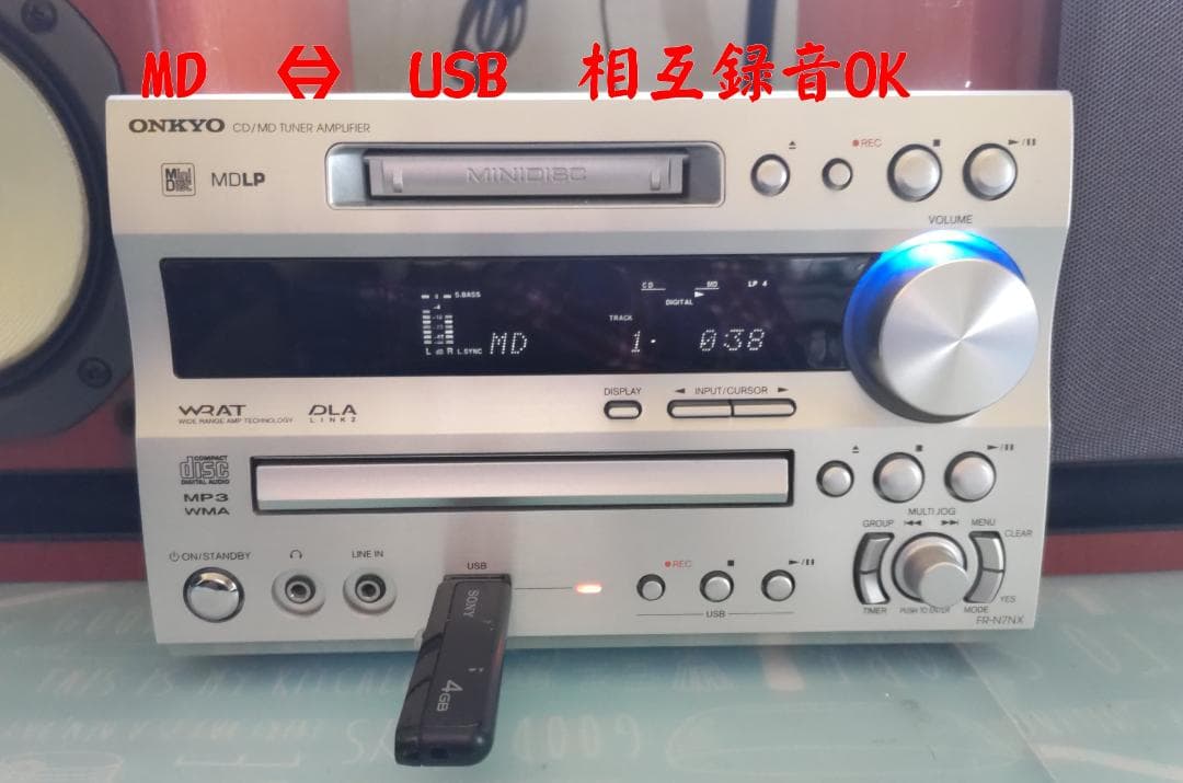 ONKYO X-N7NX ミニコンポ Bluetooth対応　メンテ済　動作良好
