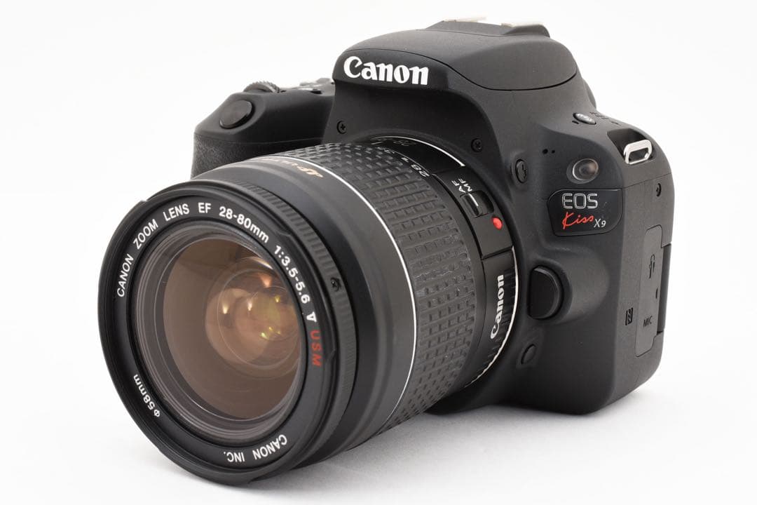 Wi-Fi/動画/保証付き/canon kiss x9標準レンズセット