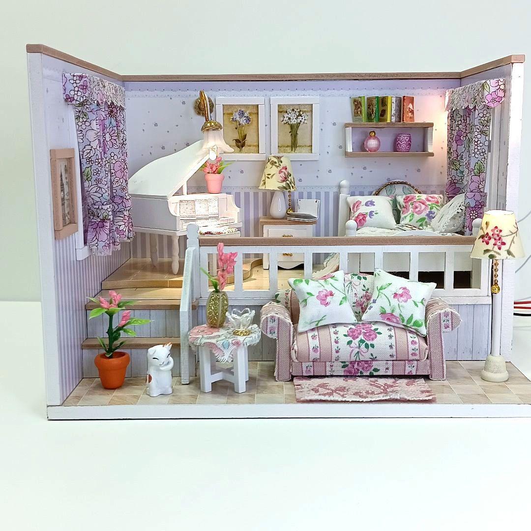 ドールハウス　完成品　ハンドメイド