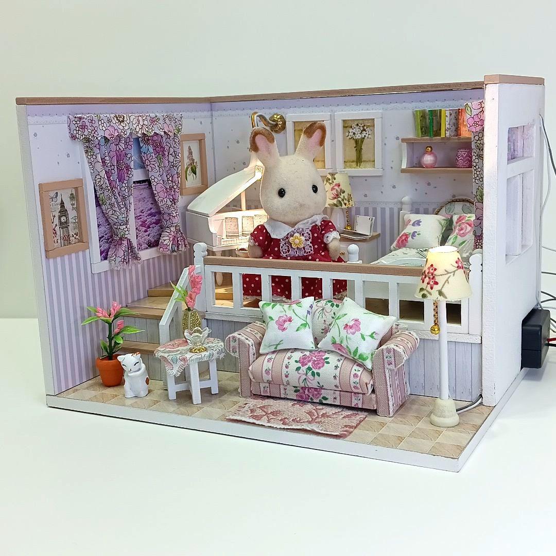 ドールハウス　完成品　ハンドメイド