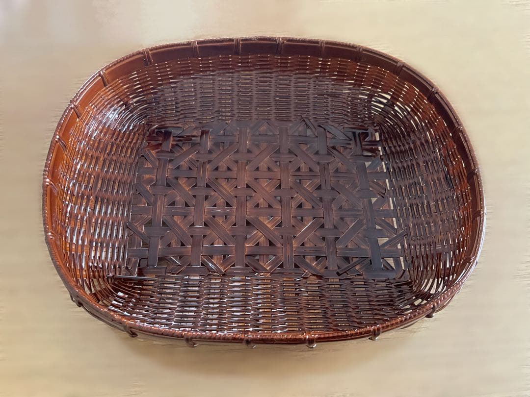 公長齋 小菅 竹籠 未使用