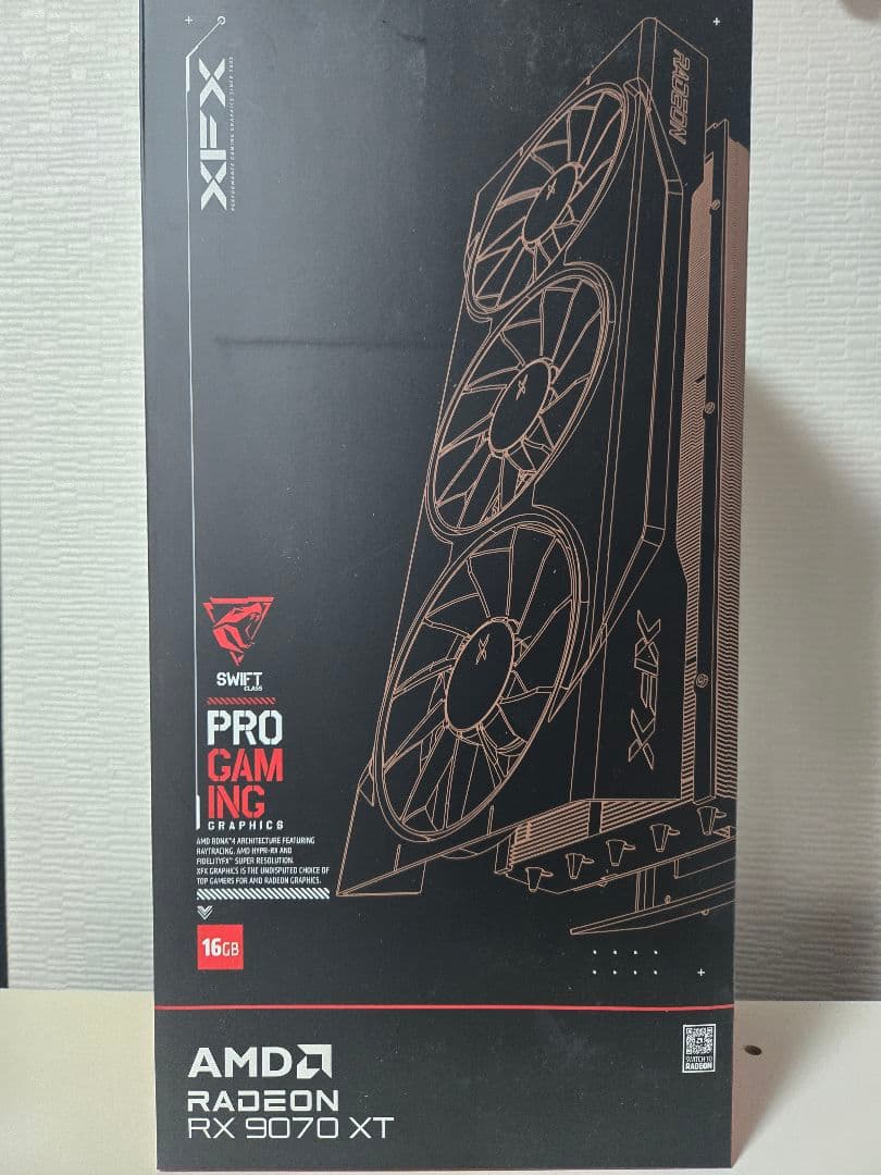 グラフィックボード・グラボ・ビデオカード XFX Radeon RX 9070 XT 16GB GDDR6