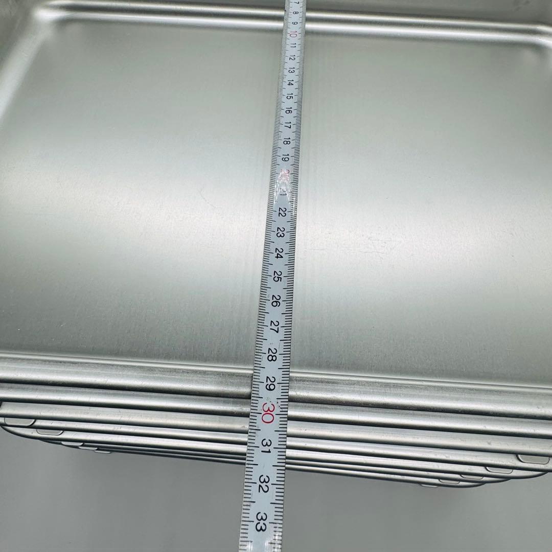 アルミ製バット 7枚セット 蓋2枚