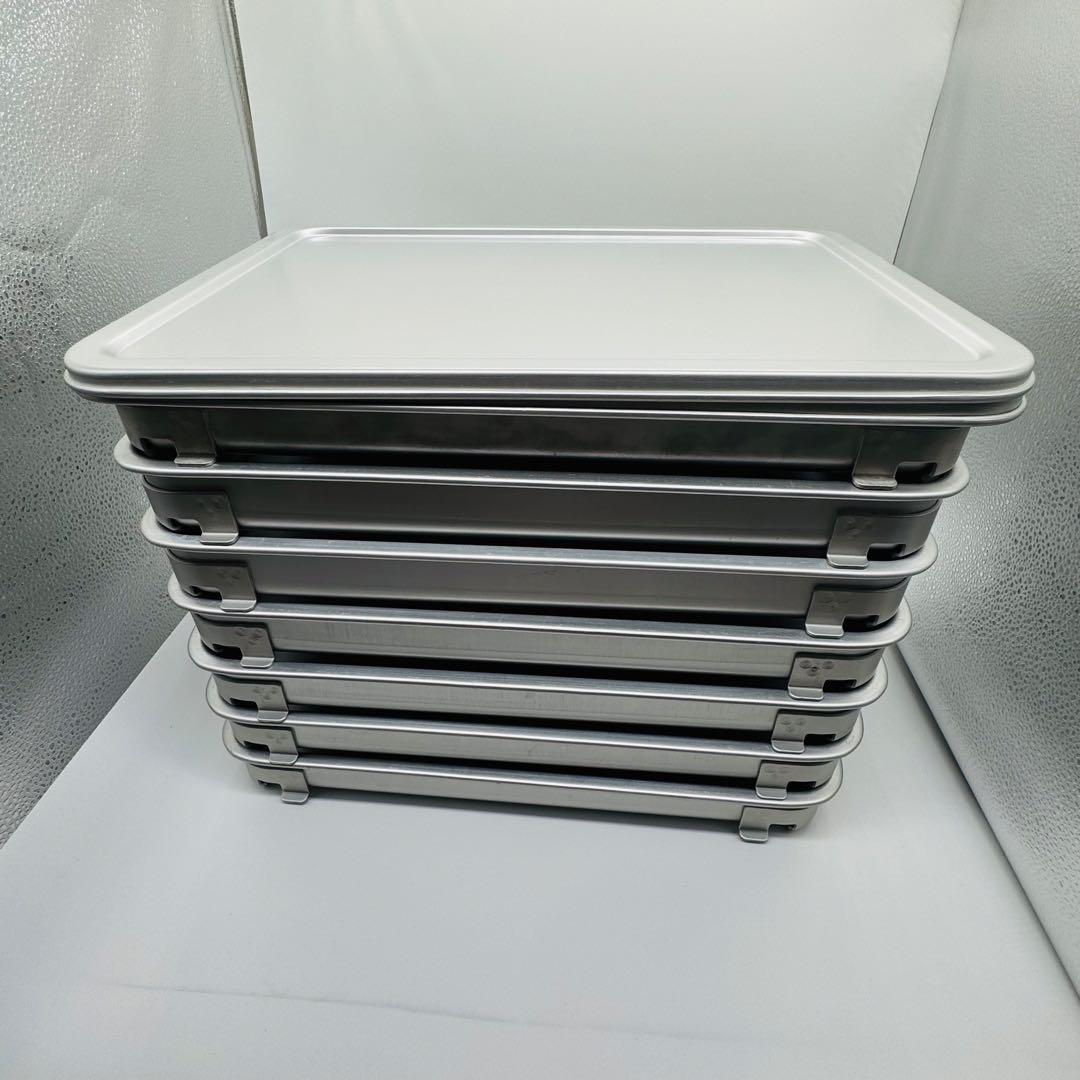 アルミ製バット 7枚セット 蓋2枚