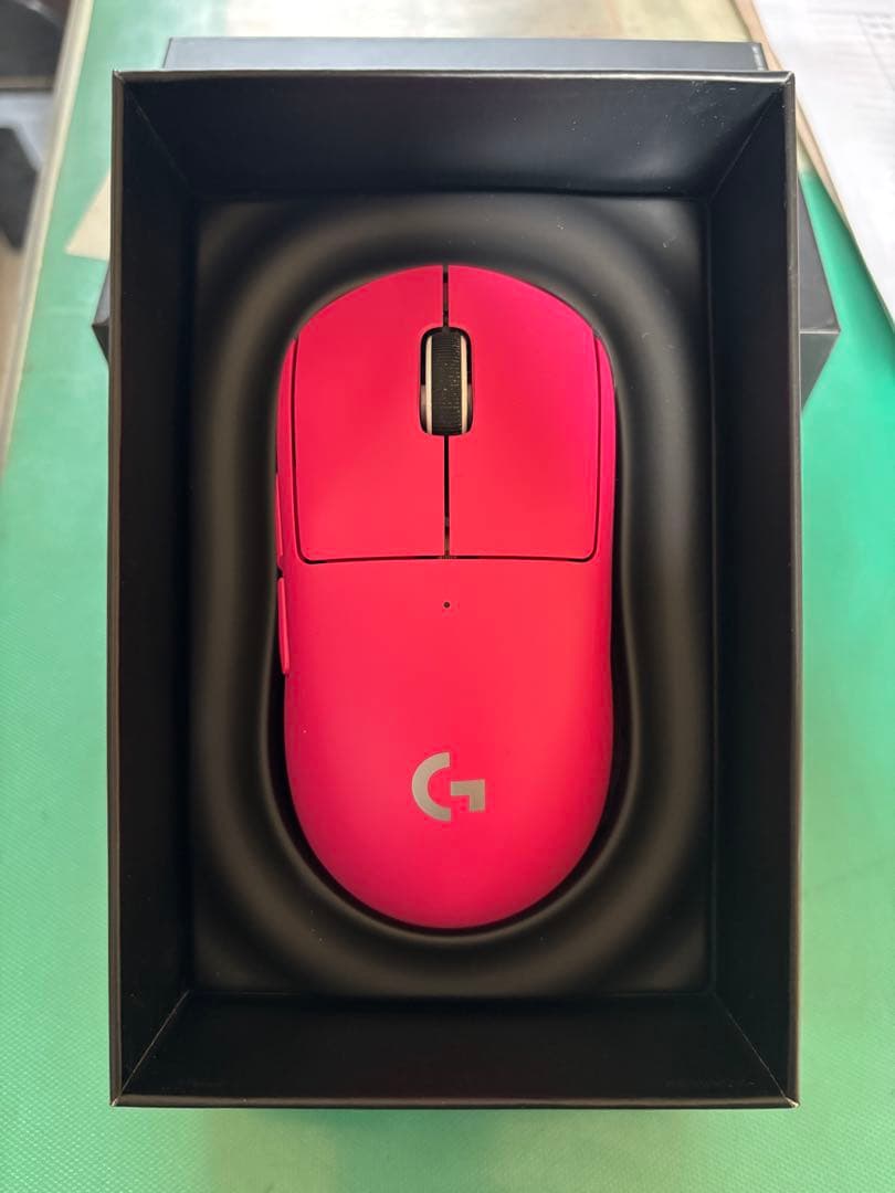 ロジクール　Logicool マウス　ゲーミングマウス　PRO X マゼンタ