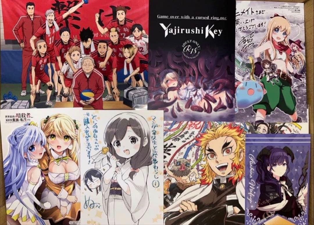 アニメグッズ キャラクター 特典 紙雑貨 紙類 2000点以上 大量 まとめ売り