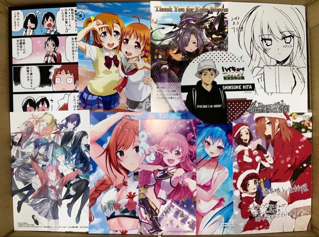 アニメグッズ キャラクター 特典 紙雑貨 紙類 2000点以上 大量 まとめ売り