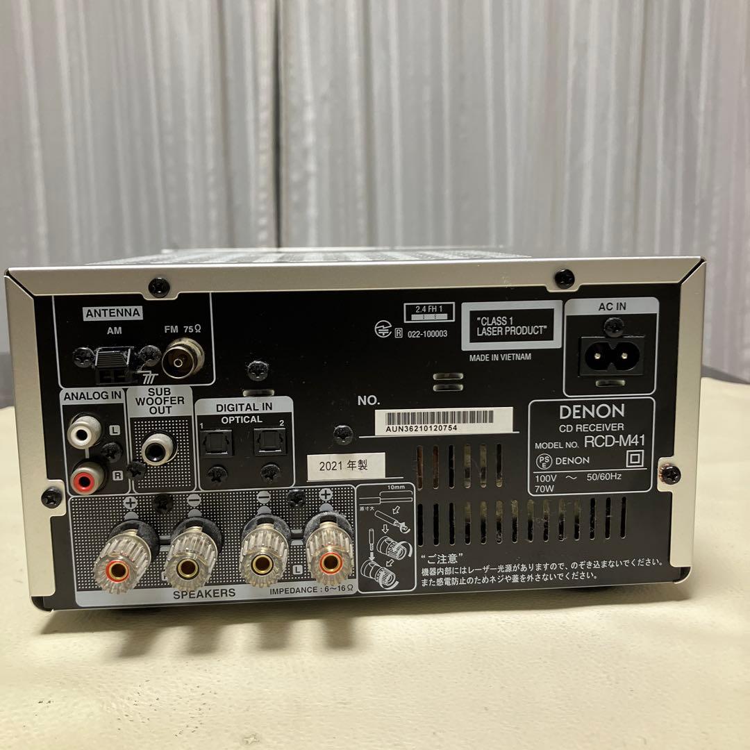 DENON CDレシーバー RCD-M41SP 整備動作品 2021年製