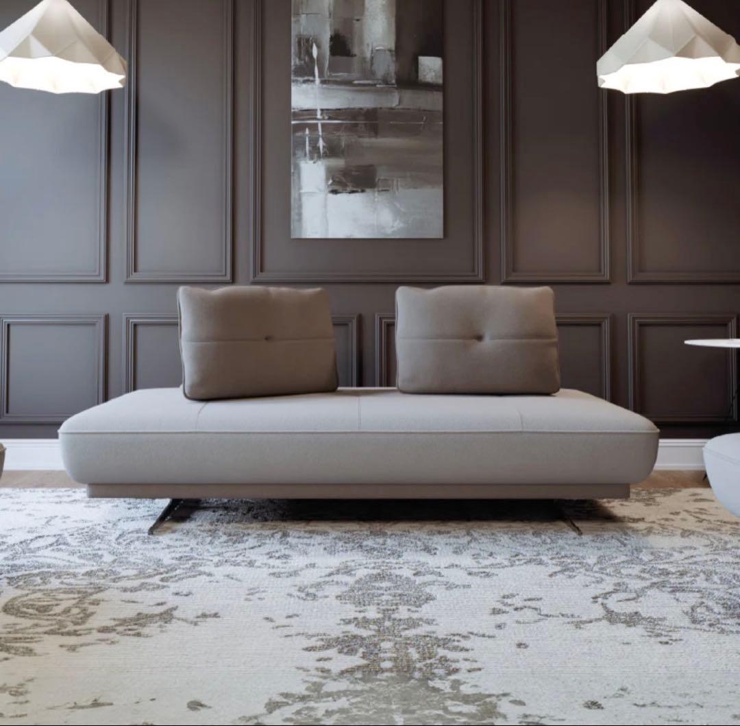 定価12.3万円★アルフレード2〜3人掛けソファーとL字クッション