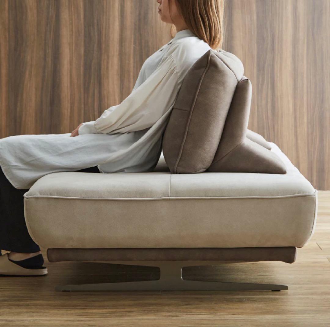 定価12.3万円★アルフレード2〜3人掛けソファーとL字クッション