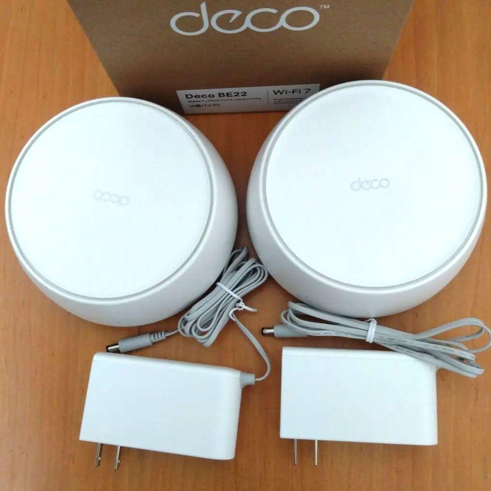【美品】TP-Link Deco BE22 Wi-Fi 7 2個パック