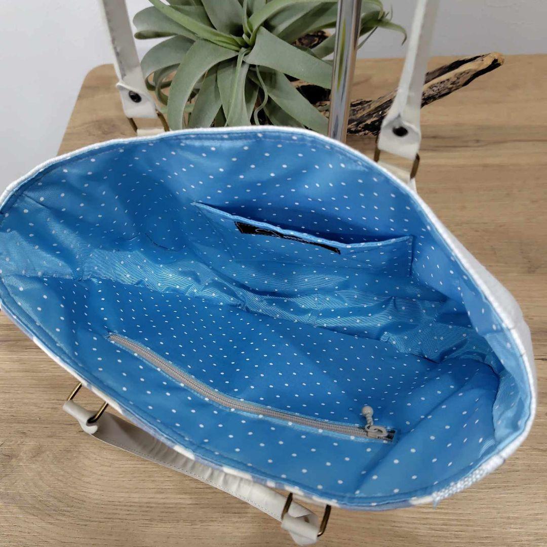 ゆ*ま様 ミナペルホネン /pathちょうちょスカイフラワー/底丸トート