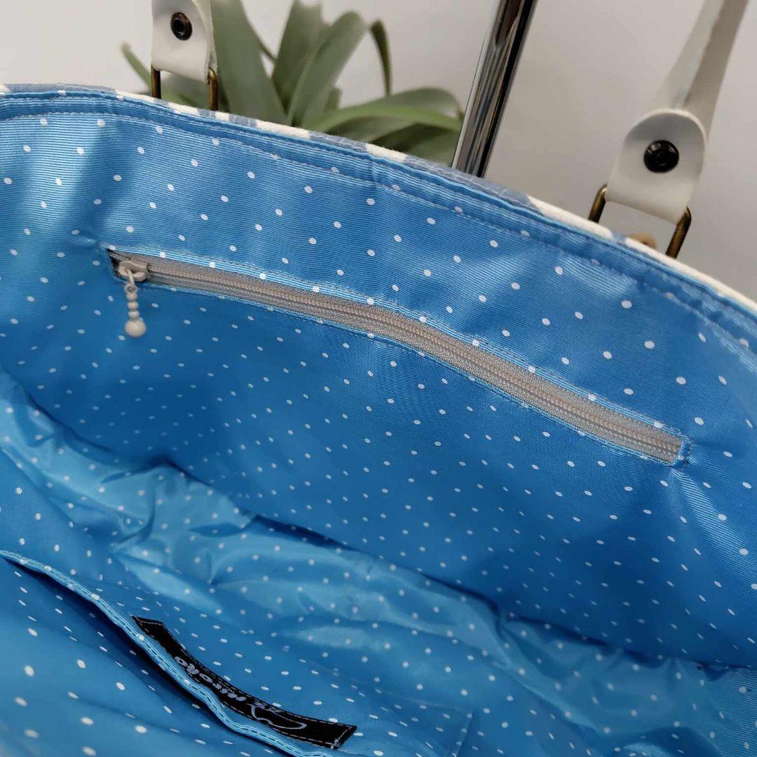 ゆ*ま様 ミナペルホネン /pathちょうちょスカイフラワー/底丸トート