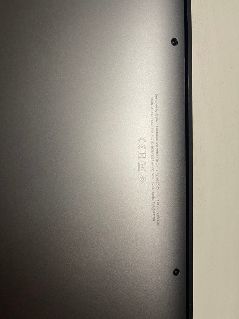 MacBook本体 MacBook Air M1 16GB 256G
