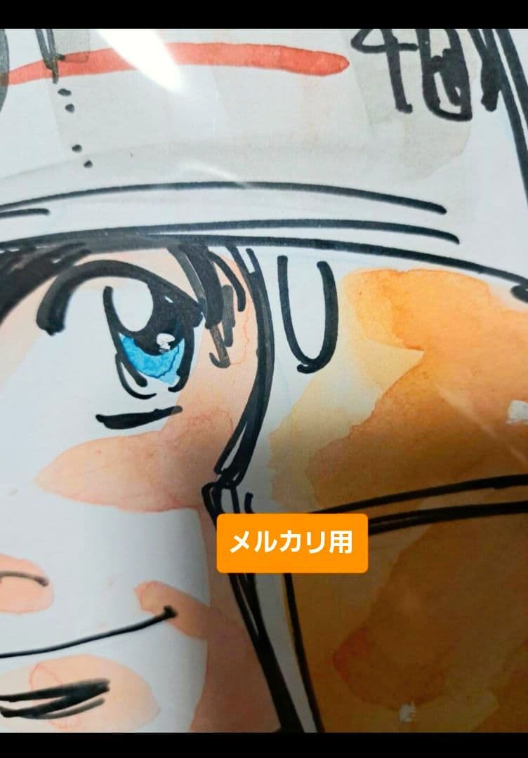 直筆イラスト サイン色紙 ★ め組の大吾 曽田正人