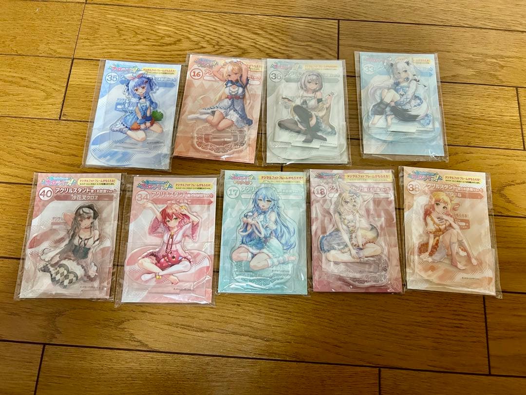 ホロライブ　アクリルスタンドまとめ　計22点　おまけタペストリー付き　未開封品