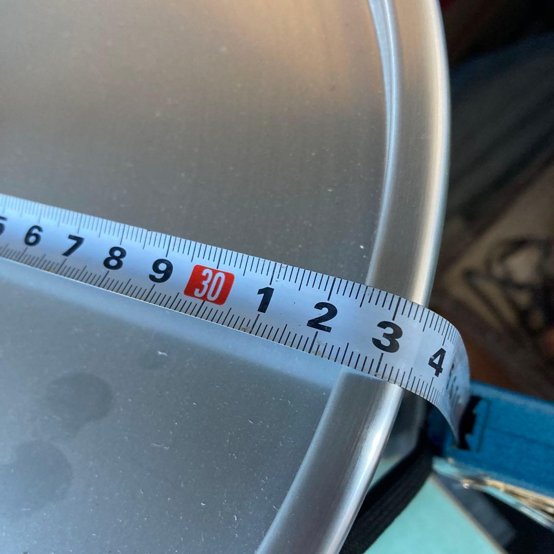 アルミ製保存容器 蓋付き 計量目盛り付き