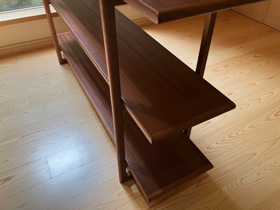 キャビネット　シェルフ　朝日木材加工　日本製　　　チーク　北欧ビンテージ　飾り棚