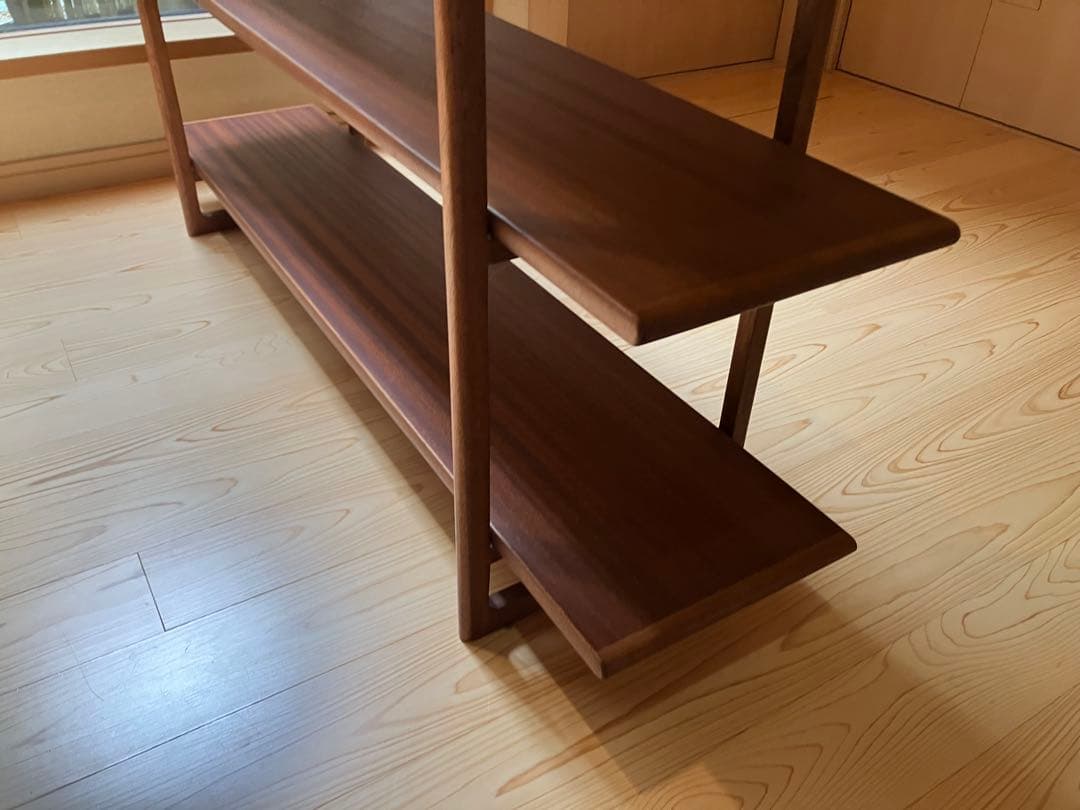 キャビネット　シェルフ　朝日木材加工　日本製　　　チーク　北欧ビンテージ　飾り棚