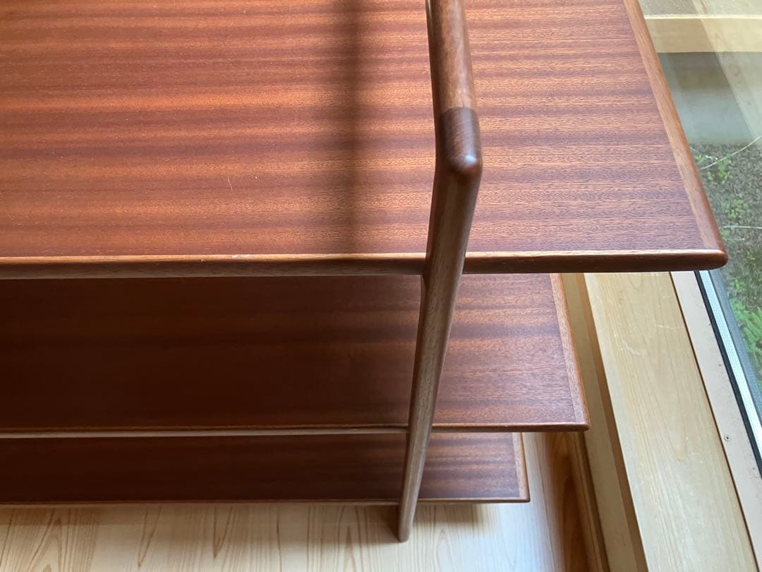 キャビネット　シェルフ　朝日木材加工　日本製　　　チーク　北欧ビンテージ　飾り棚