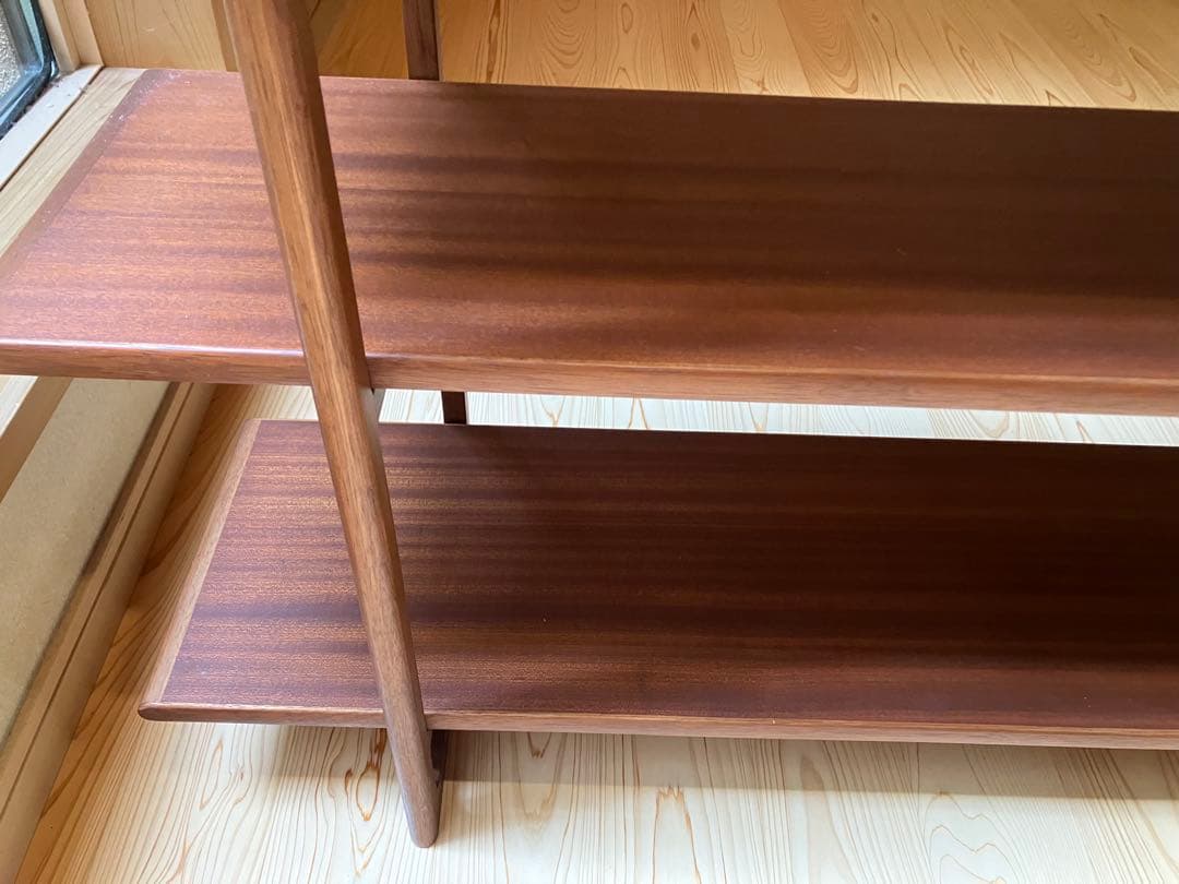 キャビネット　シェルフ　朝日木材加工　日本製　　　チーク　北欧ビンテージ　飾り棚