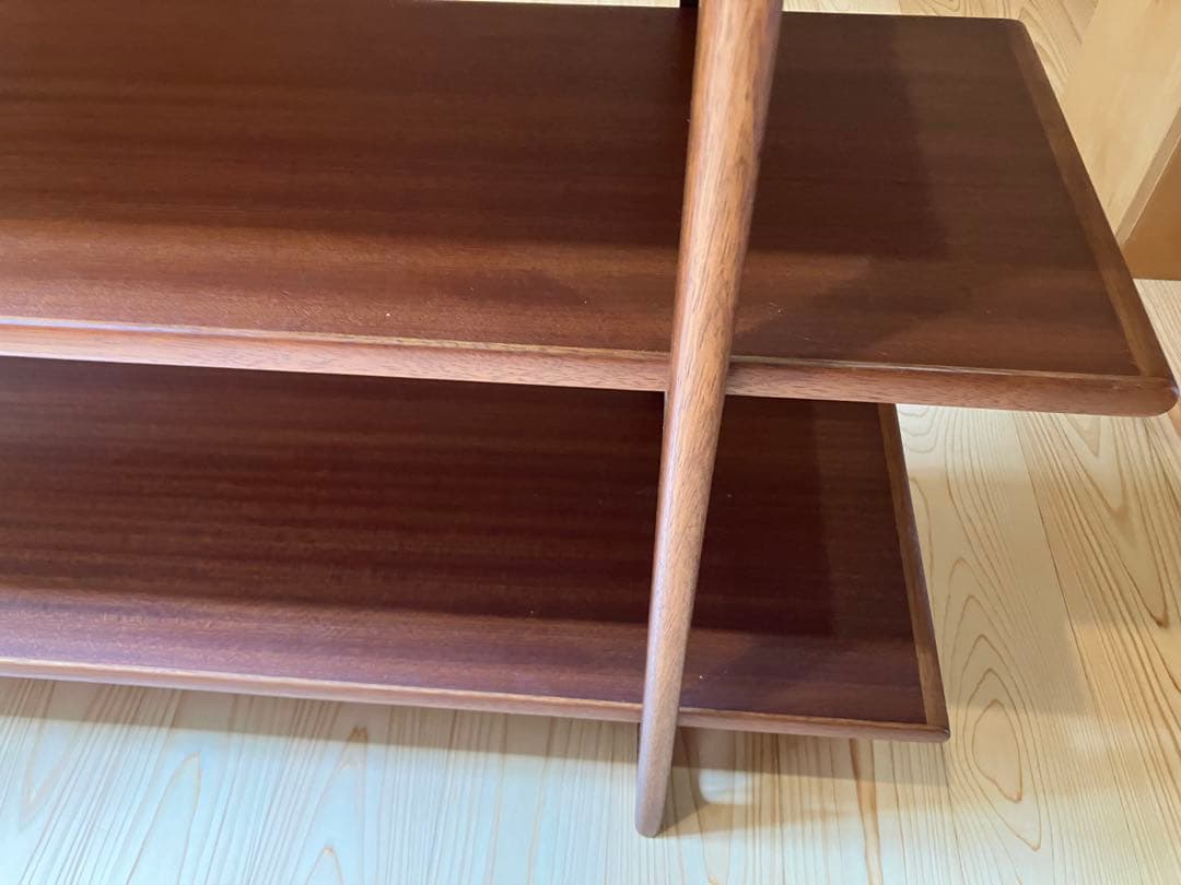 キャビネット　シェルフ　朝日木材加工　日本製　　　チーク　北欧ビンテージ　飾り棚