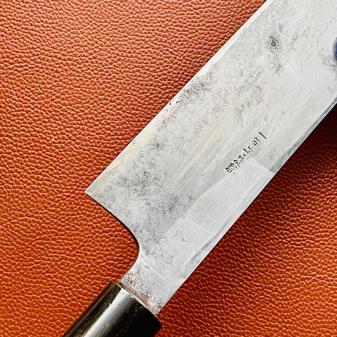 一竿子忠綱　薄刃包丁　刃渡り　180mm　手研ぎ済み
