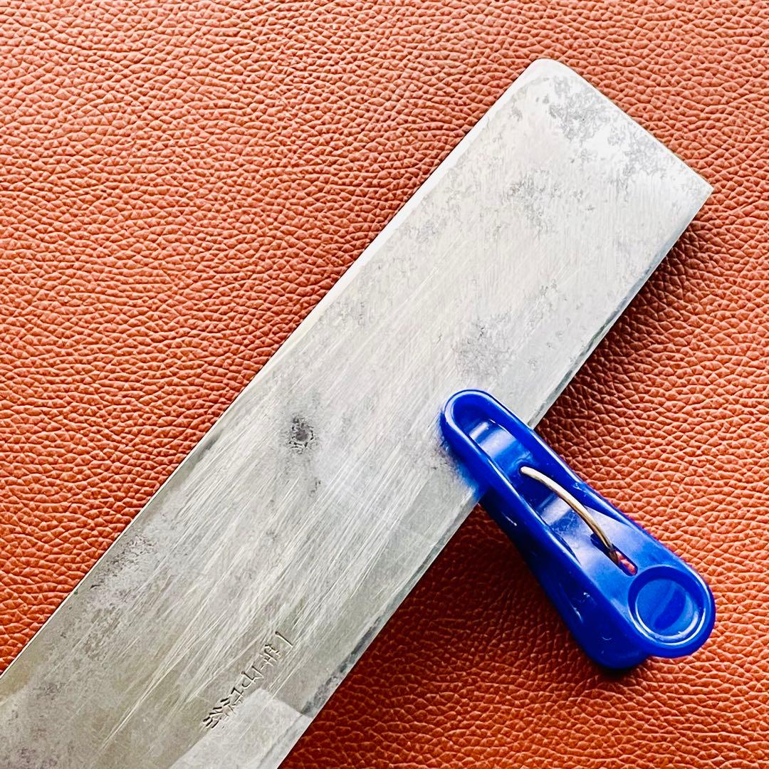 一竿子忠綱　薄刃包丁　刃渡り　180mm　手研ぎ済み