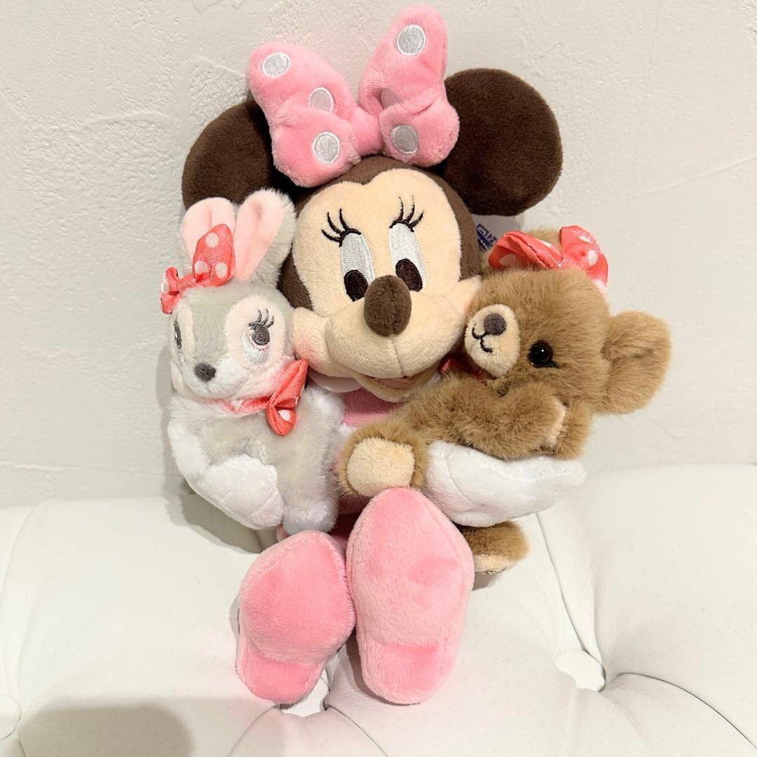 ユニベスティーズ エイン ラビット ミニー プリン ぬいぐるみ キーホルダー